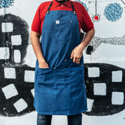 handmade denim aprons