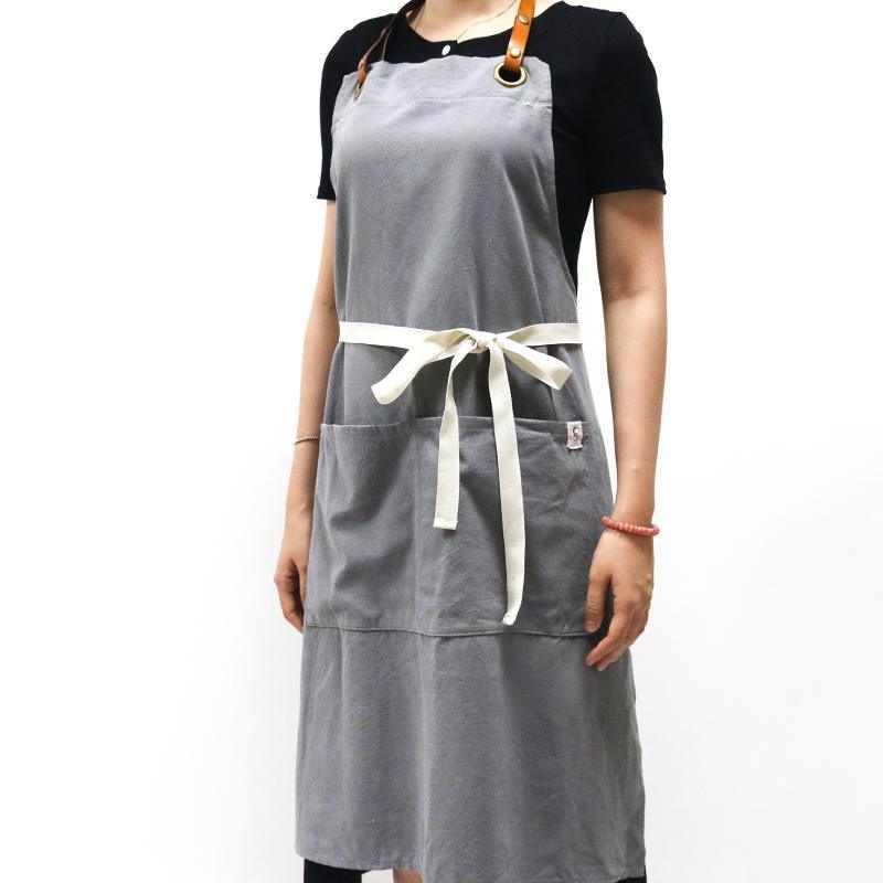 Leather strap Ash apron