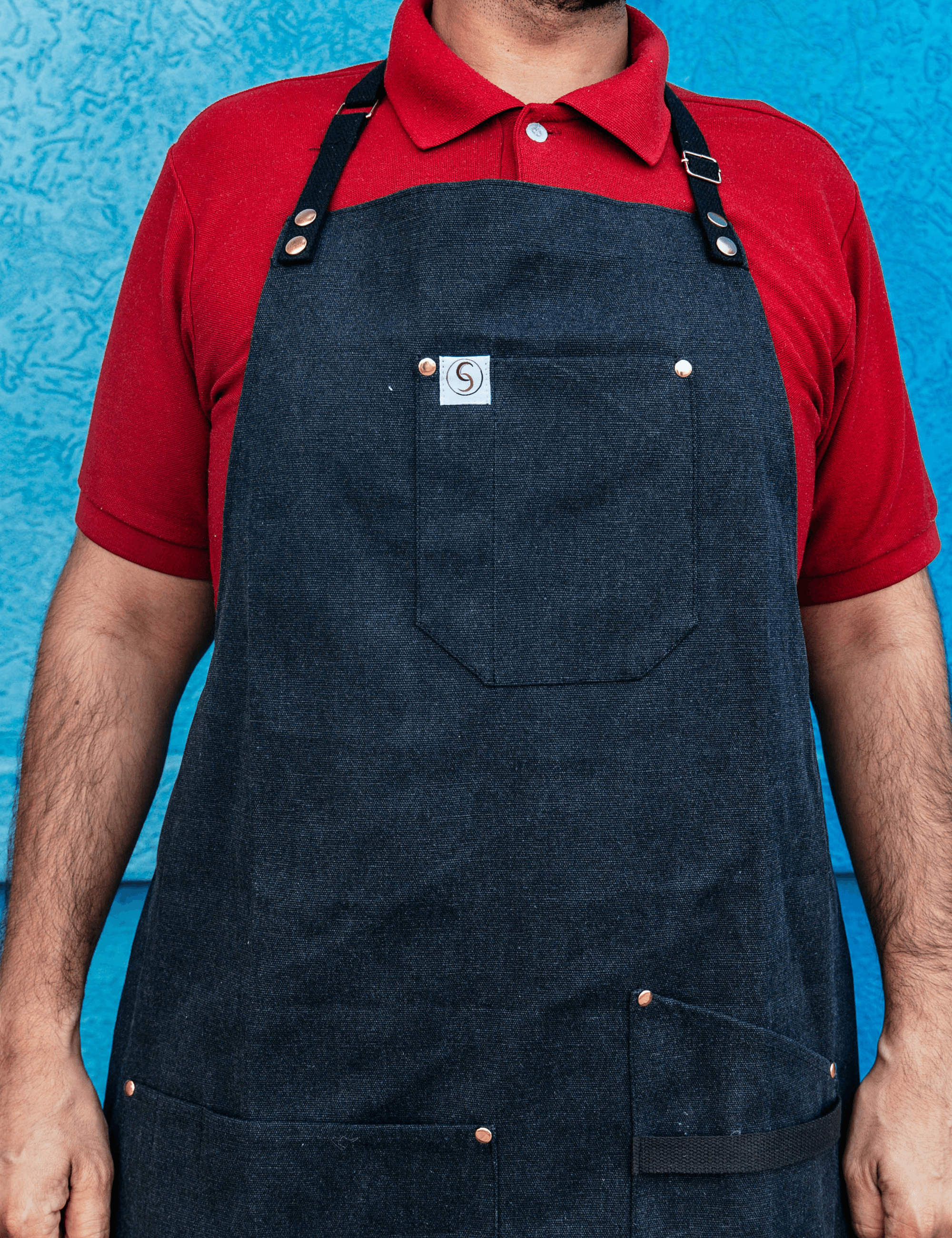 The Works Washed Canvas Bistro Aprons