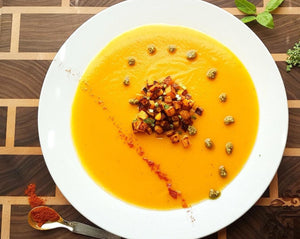 roasted squash soup chef's satchel