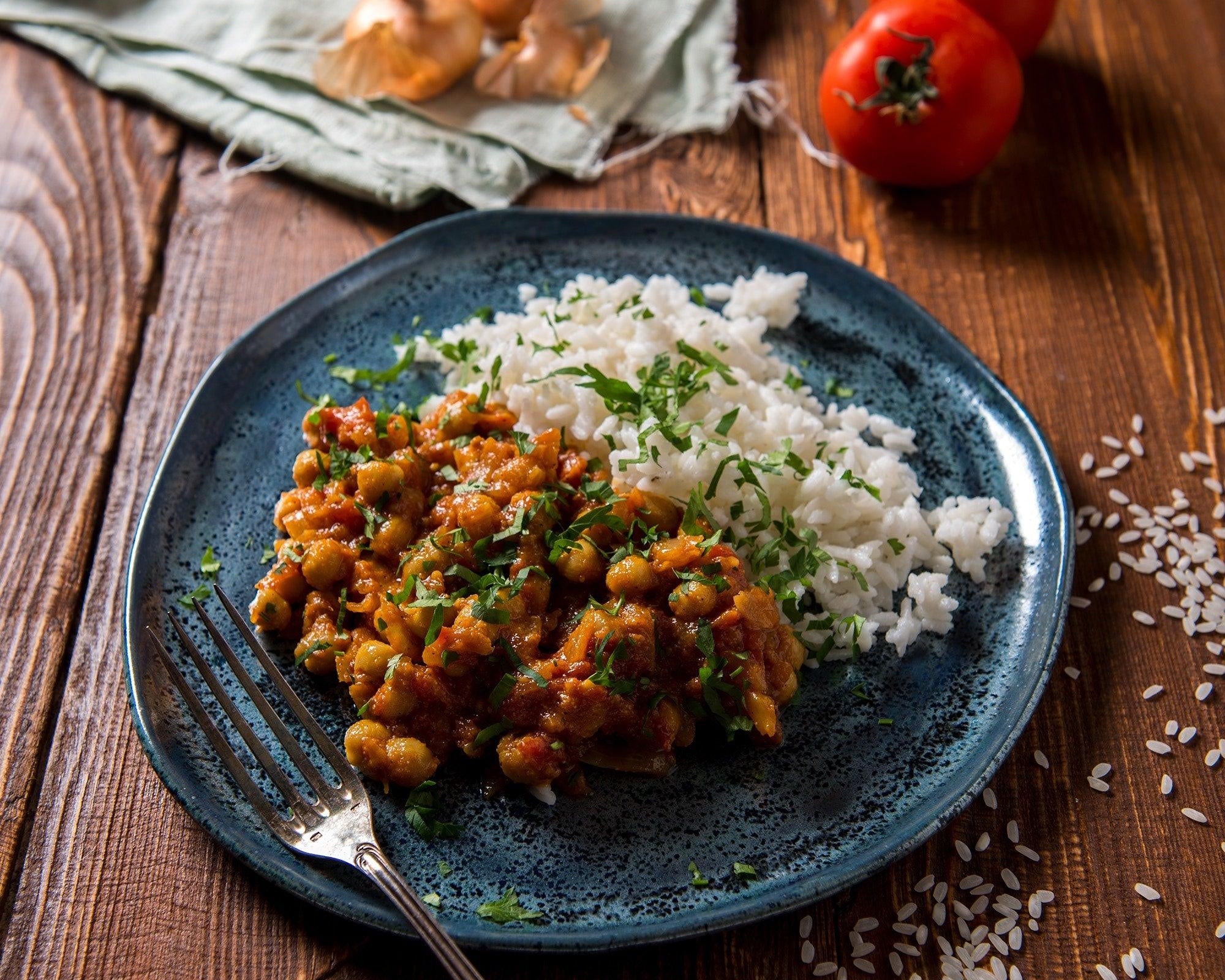 black eyed peas curry by chef's satchel