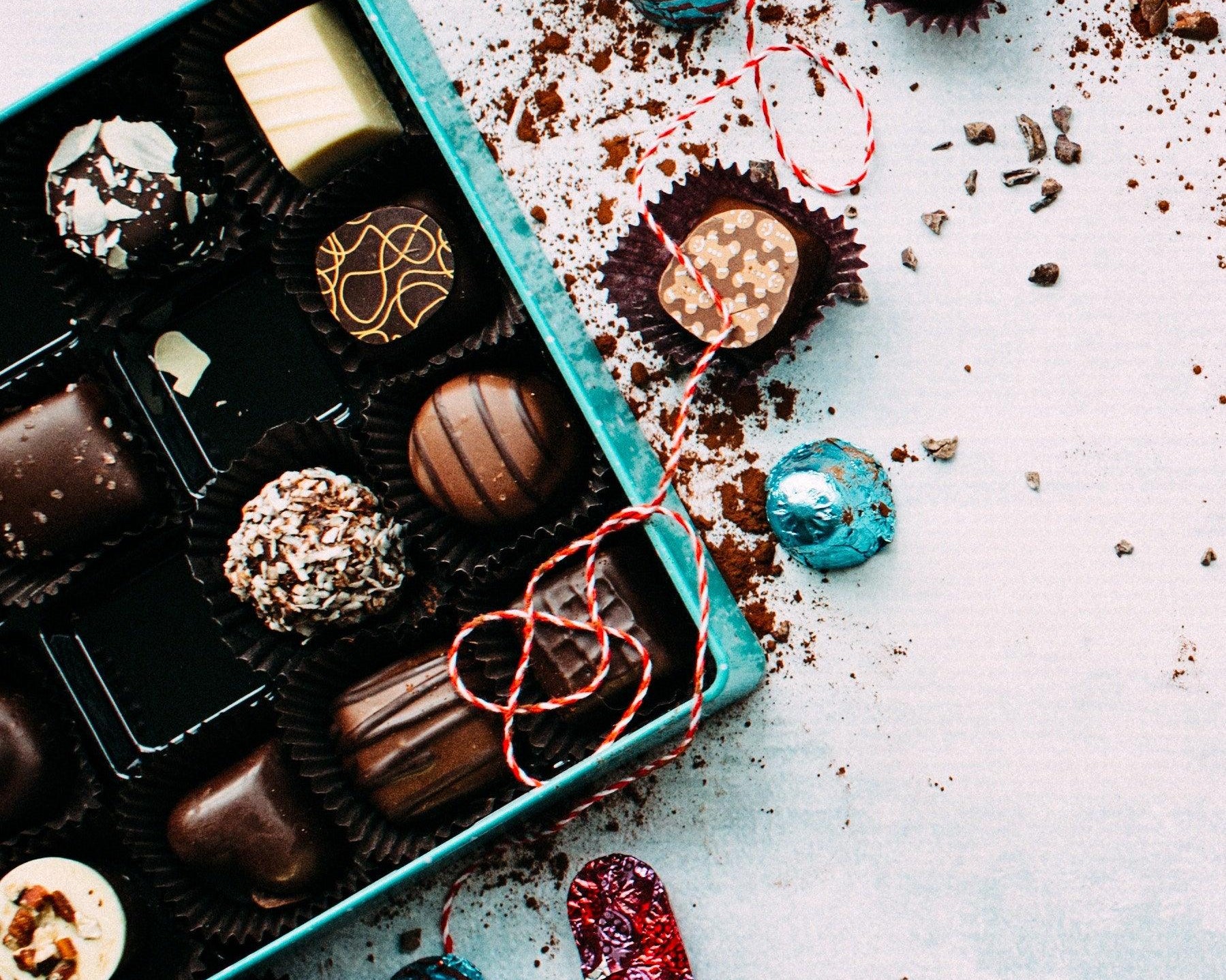 Valentine's chocolate by Chef's Satchel