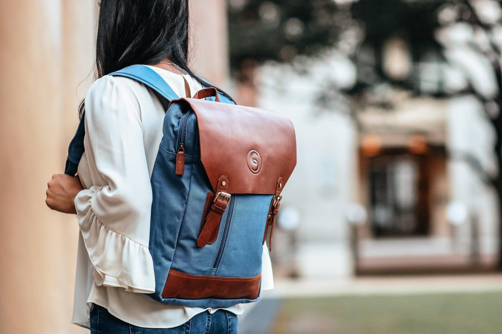 vintage backpacks by chef's satchel