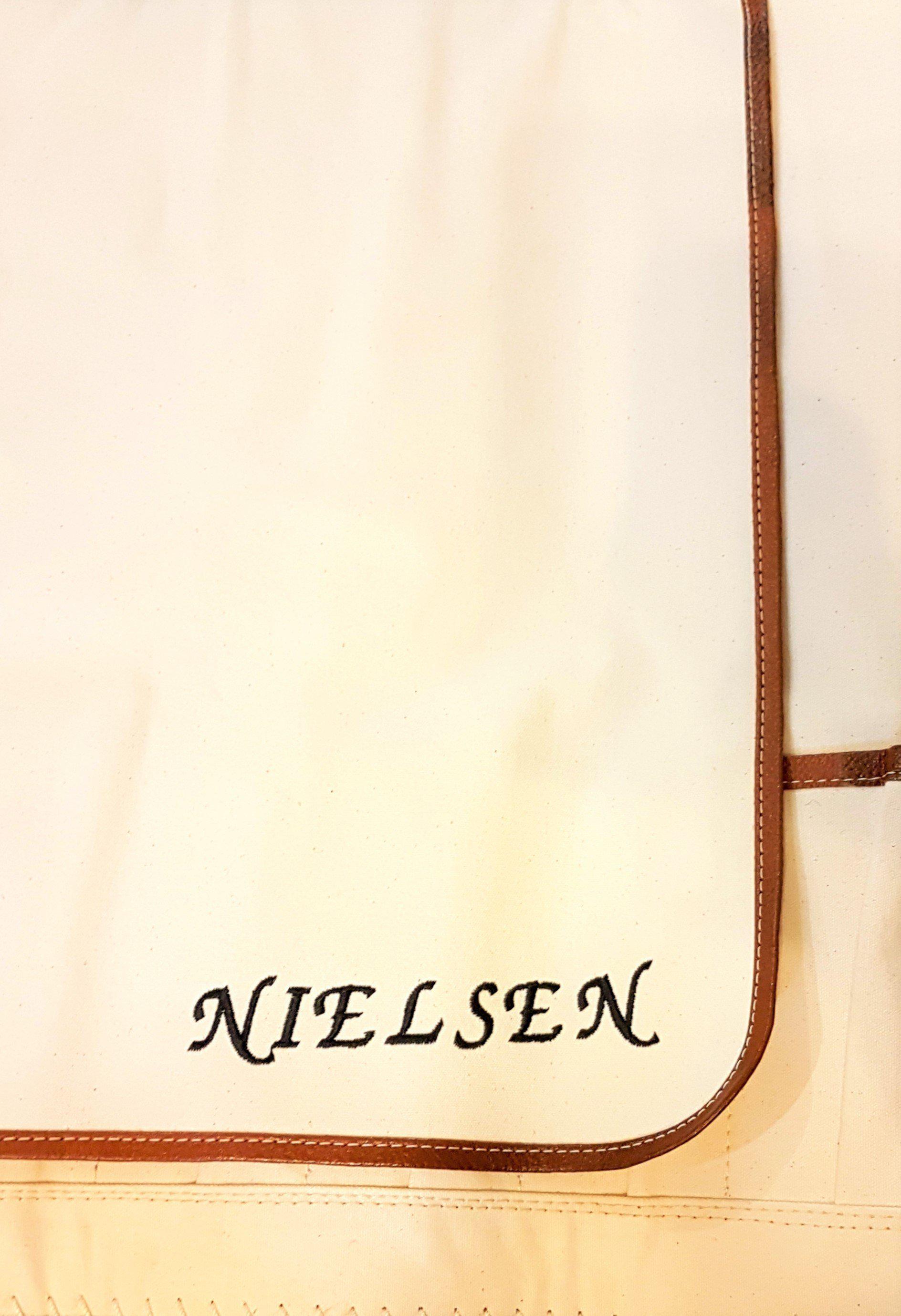 Personalized leather chef knife bag for gifts