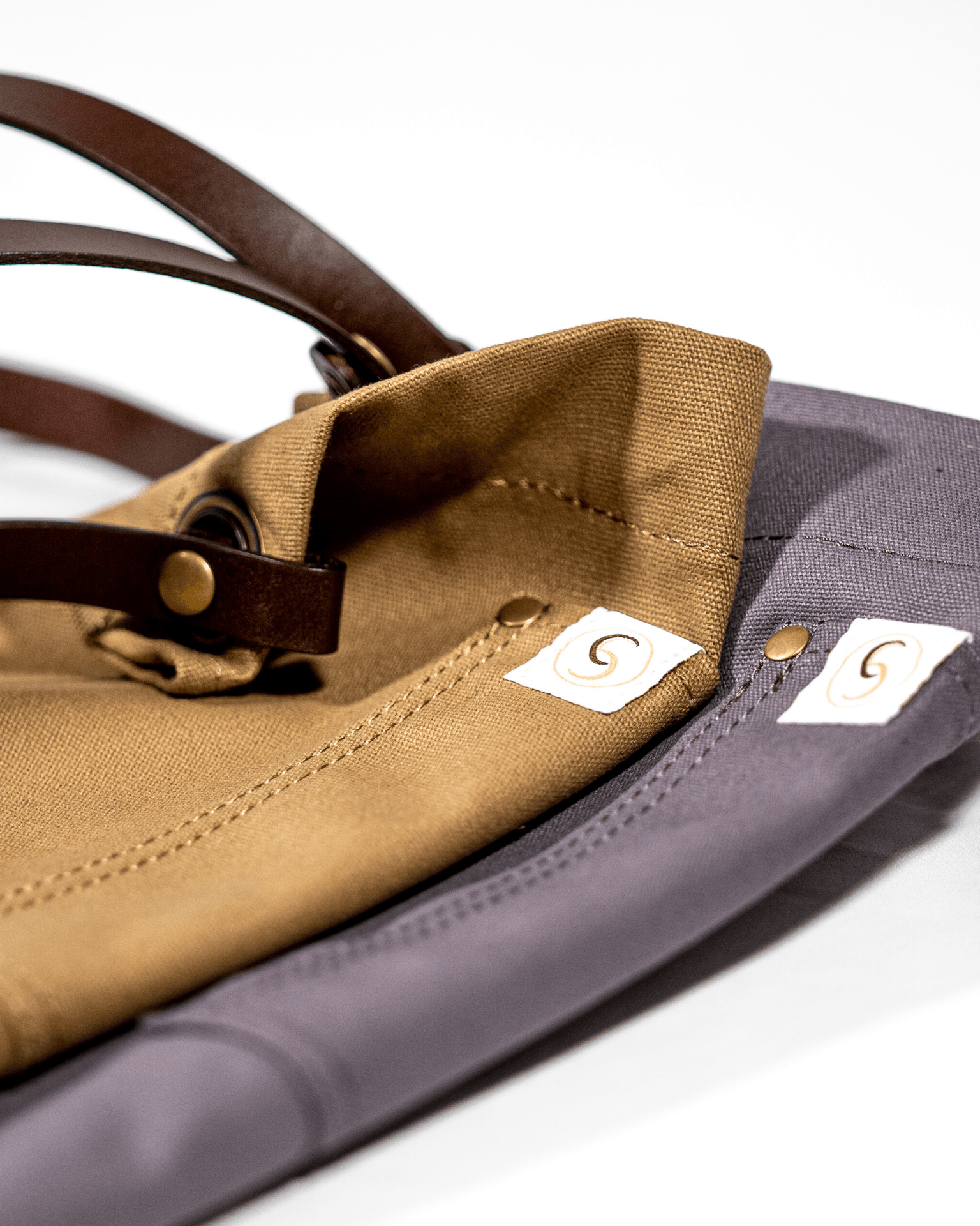 handmade aprons for chefs with cross back leather straps
